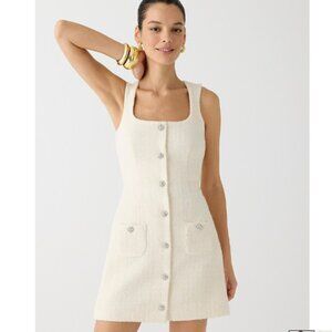 J.Crew Sophia sleeveless dress with jewel buttons- Size: 00